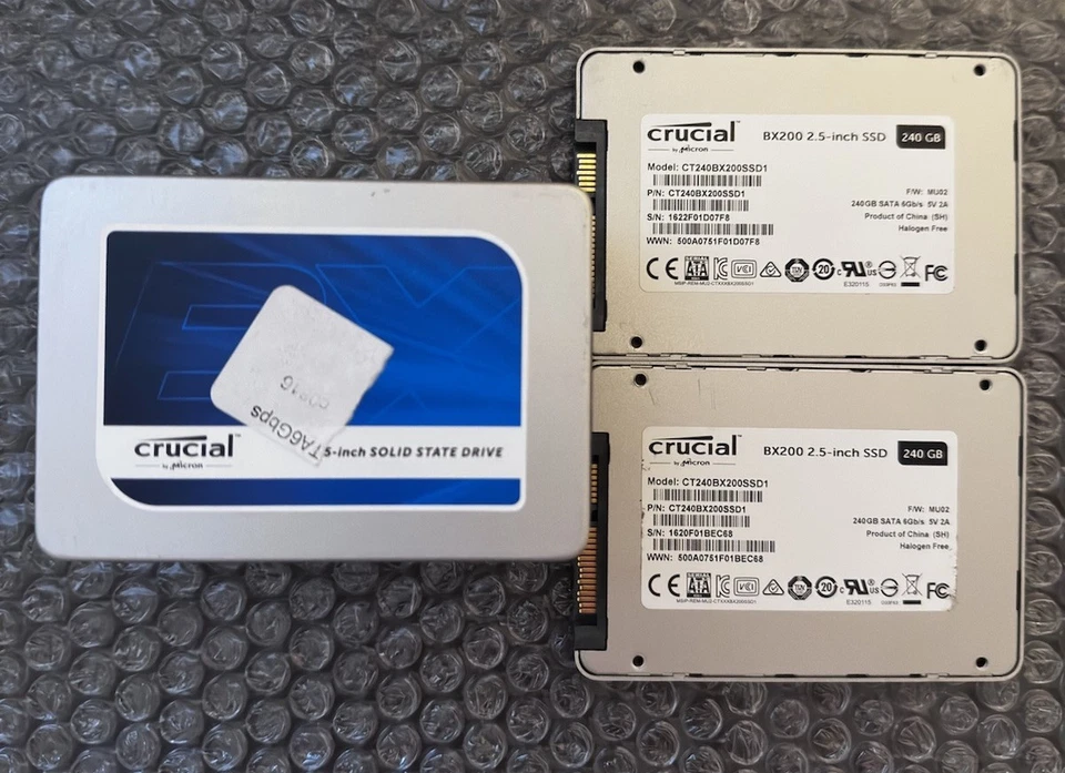 Unidad de estado sólido Crucial BX200 240 GB 2,5" Sata III (lote de 23) Foto 1 de 2