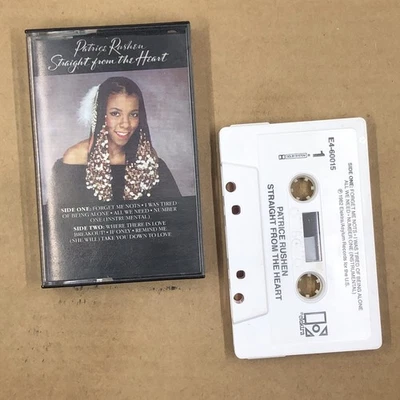 PATRICE RUSHEN Cassette Tape Funk Soul STRAIGHT FROM THE HEART FORGET ME NOTS - Image 1 of 4