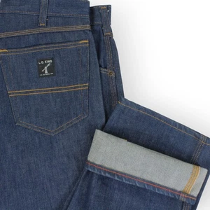 Puntero de bloqueo marca 33x31 cono roble blanco denim índigo oscuro rígido hecho en EE. UU. envío gratuito - Imagen 1 de 17