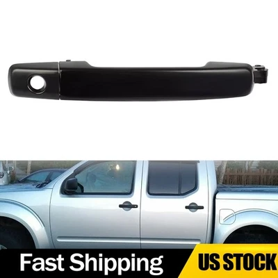 Manija de puerta exterior delantera izquierda lado del conductor negra para Nissan Frontier 2005-2008 Foto 1 de 4