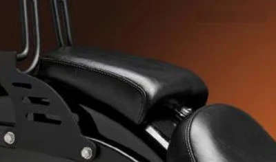 Le Pera Bare Bones Solo Seat Pillion Pad - Smooth Vinyl Motorcycle Street Bike - Image 1 of 4