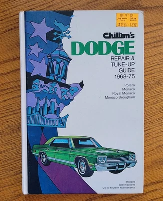 Chilton's Dodge Repair & Tune-Up Guide 1968-75 Polara Monaco Brougham - Image 1 of 4