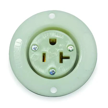 Hubbell Wiring Device-Kellems Hbl5379c Straight Blade Receptacle, 5-20R, 20 A, - Image 1 of 1