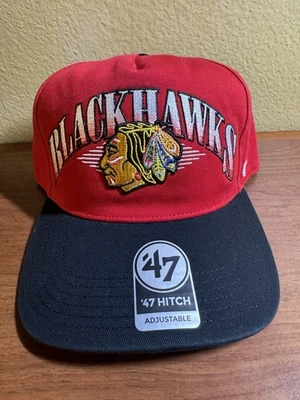 Chicago Blackhawks NHL Atkin '47 Hitch Relaxed Fit SnapBack Hat NWT - Image 1 of 4