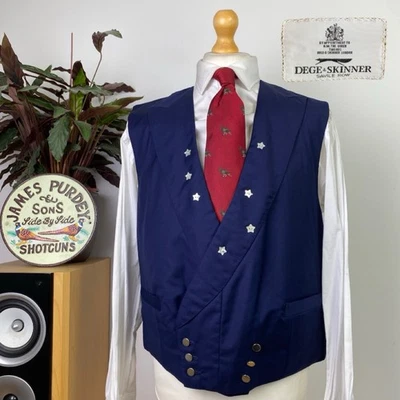 Dege & Skinner Savile Row (46R) Bespoke Handmade Military Waistcoat 2011 - Image 1 of 4