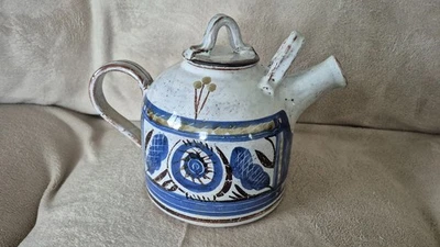 Céramique grande théière année 60 signé Michel Barbier Vallauris - Photo 1/4