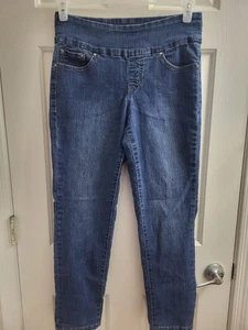 Jag Jeans Damen Größe 8 Blau Pull On Hose Stretch Denim Taschen Gebraucht - Bild 1 von 14