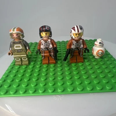 LEGO Star Wars Resistance Pilots Lot Poe Dameron Tallie Lintra X-Wing + BB-8 - Image 1 of 4