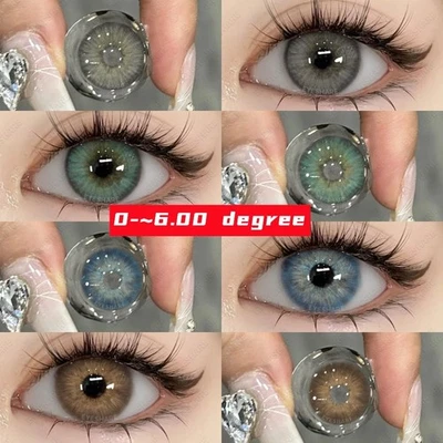JAKARTA BLUE Coloured Eye Lens Plus FREE CASE - EYESHARE Colour Contacts - image 1 of 4