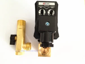 NEW 220V AC 1/2'' Automatic Electronic Timed Air Compressor Tank DRAIN VALVE - Picture 1 of 1