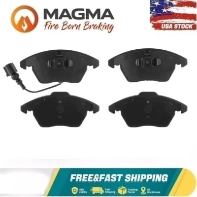 Front Ceramic Brake Pad Kit for VW Jetta Passat CC Golf Beetle Rabbit GTI Eos V6 - Image 1 of 2