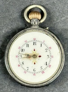 Vintage Sterling Silver Pocket Watch For Part Or Repair - Picture 1 of 15