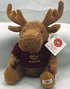 Hard Rock Cafe Minneapolis Herrington 10.5" Collectible Moose Plush 2002 NWT - Picture 1 of 3