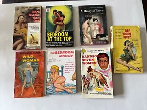 7 VINTAGE TASCHENBÜCHER KONVOLUT Liebe, Sex, Romantik und vieles mehr 50er Jahre - Bild 1 von 24