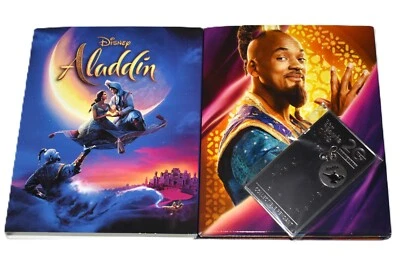 ALADDIN  4k Ultra HD Blu-ray OOP Limited Edition with Book and Exclusive Pendant - Image 1 of 4