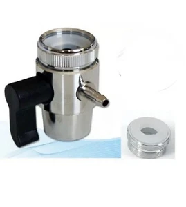 Faucet Diverter Valve Reverse Osmosis/Water Filters 1/4" Barb & Adapter Ring RO - Picture 1 of 6