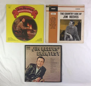 Vintage Jim Reeves Vinyl Set Welcome To My World The Country Side Greatest Hits - Picture 1 of 12
