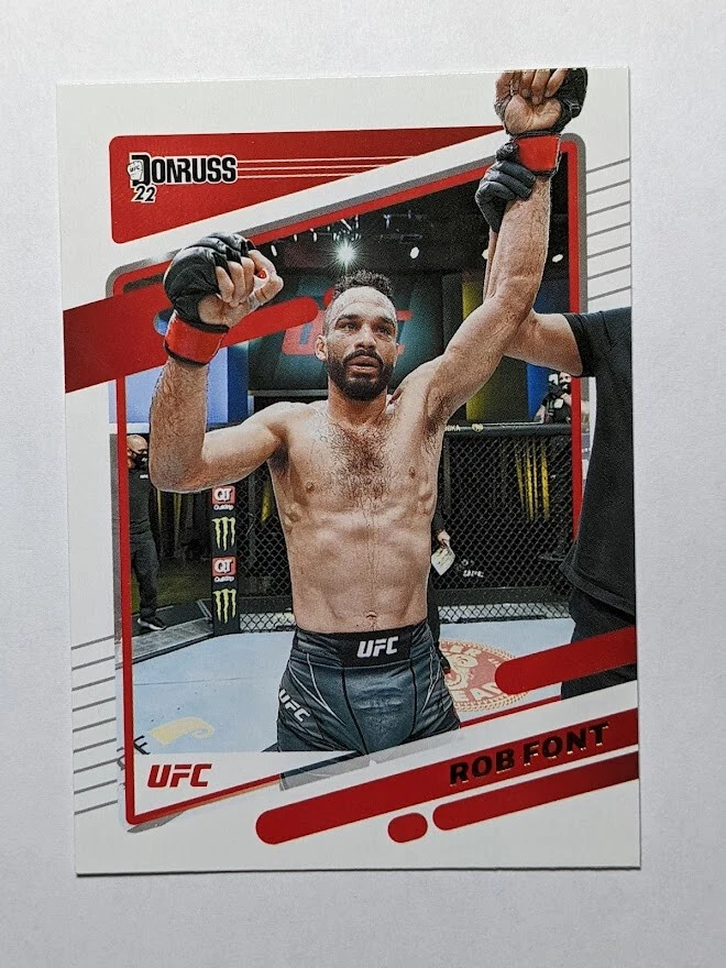 2022 UFC Donruss Debut - #8 Rob Font - Image 1 of 2