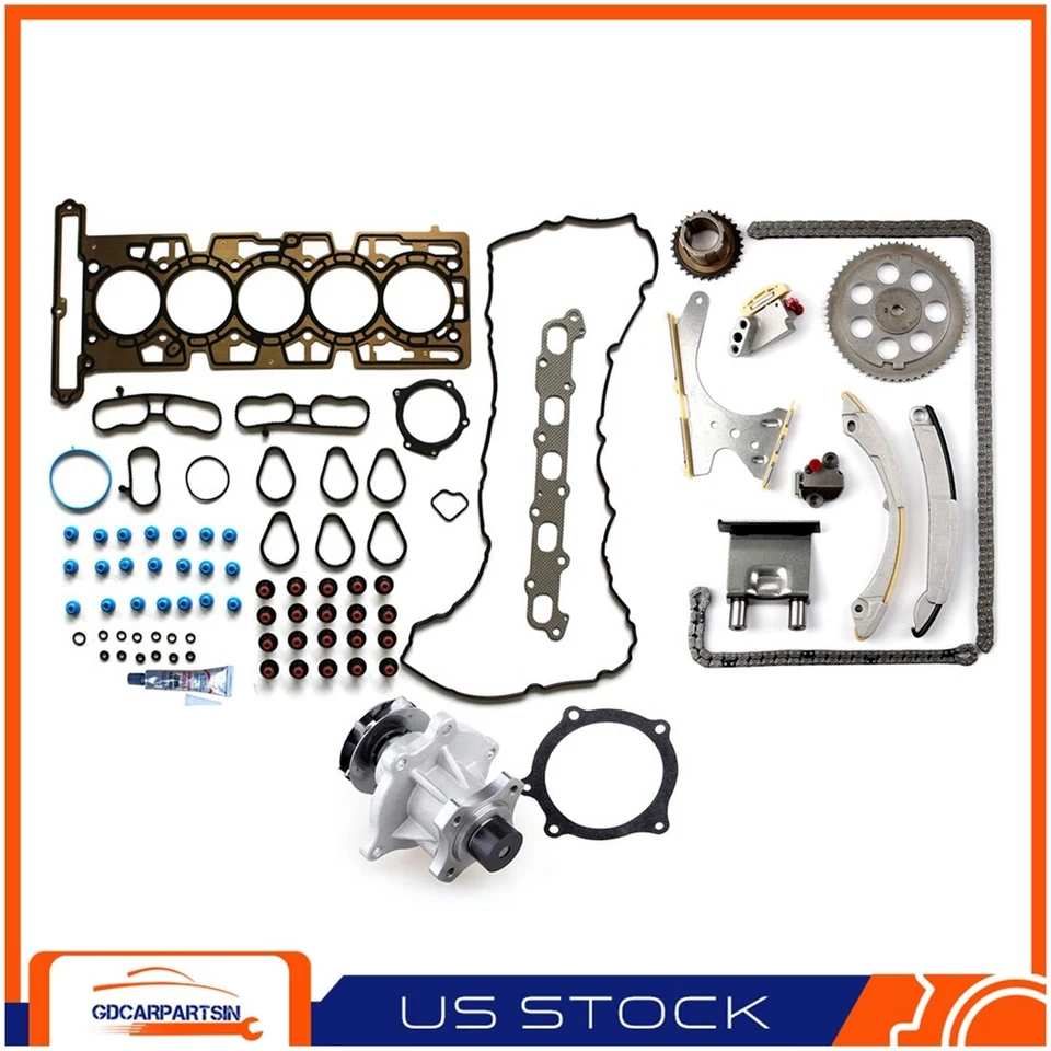 Nuevo juego de juntas de culata bomba de agua kit de cadena de distribución para Isuzu i-350 2006 3,5 L Foto 1 de 1