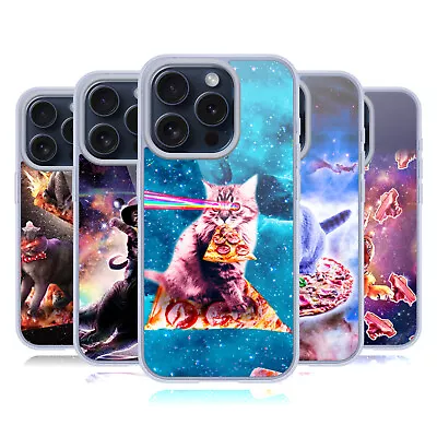 OFFICIAL RANDOM GALAXY SPACE CAT SOFT GEL CASE FOR APPLE iPHONE PHONES - Image 1 of 4