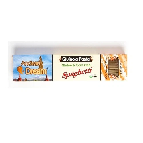 ORG Spaghetti Quinoa Pasta Gluten 12x8 Oz by Andean Dream