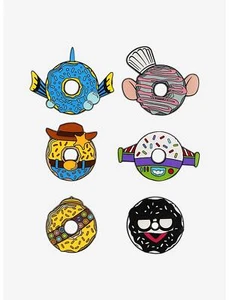 Disney Pixar Loungefly Blind Pin Box Pixar Character Donuts One Mystery Pin NEW - Picture 1 of 1