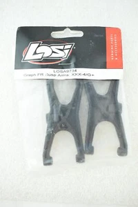 Brazos delanteros Team Losi grafito XXX4 XXX-4 G+ LOSA9734 9734 4x4 Buggy nuevo sellado G - Imagen 1 de 1