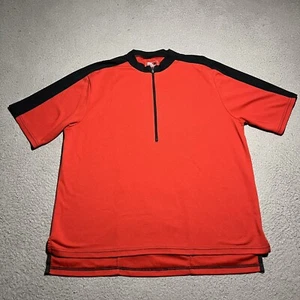 Vintage RLX Cycling Jersey Mens Large Red Polo Sport Short Sleeve Shirt USA - Picture 1 of 9