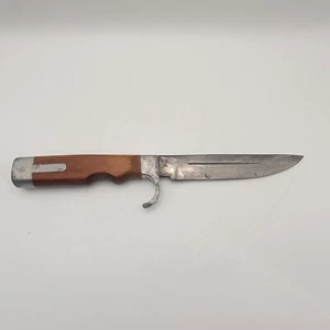 Vintage Olsen OK #706 Fixed Blade Hunting Knife w/ Sheath – Howard City, MI USA - Picture 1 of 18