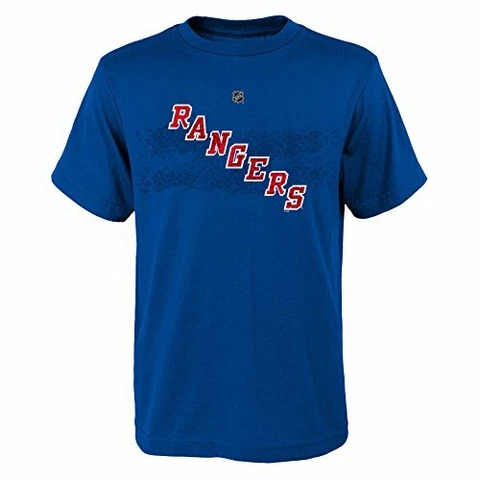 Outerstuff NHL New York Rangers Lundqvist Boys Fractal Camo Player Short Slee Cover