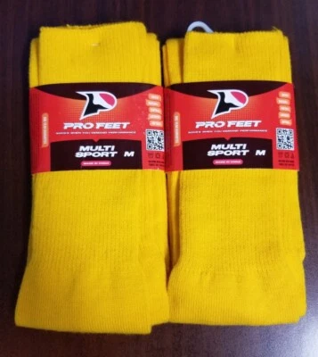 2 Pares Medianos M Pies Profesionales Multi Deporte Fútbol Béisbol Softbol Fútbol Nuevos con Etiquetas Foto 1 de 4