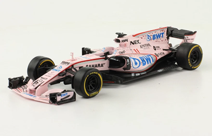 Force India VJM10 2017 Sergio Pérez Raro Fórmula 1 F1 Diecast Car 1:43+Revista Foto 1 de 3