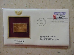 Golden Replicas Of United States Stamps 22k Gold - Comedians - Vaudeville - Picture 1 of 3