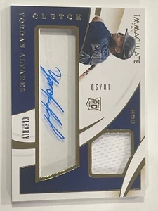 2020 Unbefleckte Kupplung Rookies Relikte 18/99 Yordan Alvarez Rookie Auto RC - Bild 1 von 2