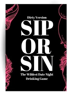 Sip or Sin Drinking Couple Game - Freaky Couples Game for Romantic Date Night, A - Picture 1 of 8