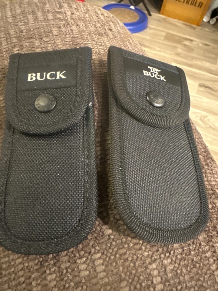 LOTE DE 2 FUNDAS PARA CUCHILLOS BUCK 110 Foto 1 de 4