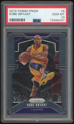 Panini Prizm #8 Kobe Bryant 2019/20 PSA 10 *6297 Foto 1 de 2