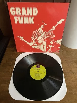 GRAND FUNK RAILROAD Grand Funk ORIG 1969 GREEN LABEL EX/EX Hard Rock  SCORCHER Foto 1 de 3