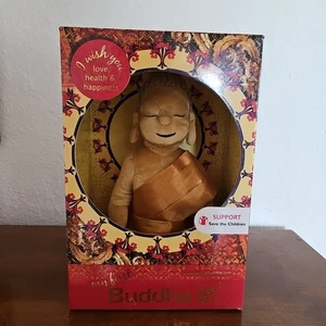 My First Buddha 10" Meditating Plush Doll Toy Tibet Gold w/ Chime Bells Within - Picture 1 of 10