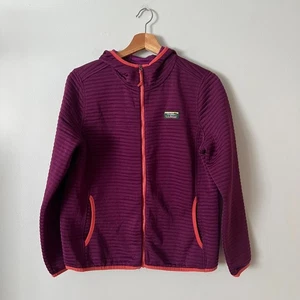 L.L. Bean Damen Airlight Full-Zip Kapuzenjacke Lila Größe Medium Petite - Bild 1 von 8