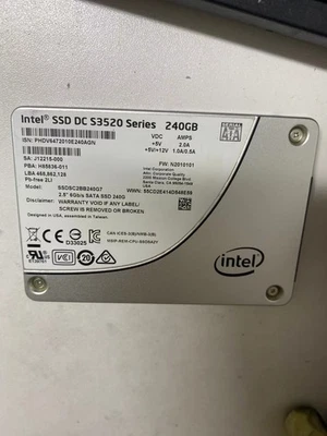 Intel/SSDSC2BB240G7 SSD DC S3520 240G SATA HDD - Image 1 of 4