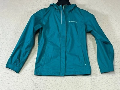 Columbia Jacket Blue Omni-Tech Waterproof Hooded Interchange Parka Kids S 7-8  - Image 1 of 4