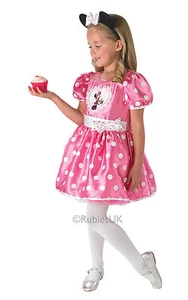 Disney Girls Pink Cup Cake Minnie Mouse Dress - Picture 1 of 2