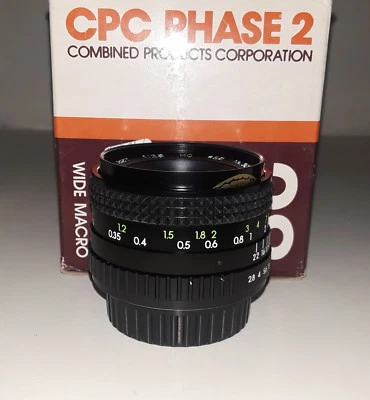 CPC Phase2 28mm/f2.8 Macro Lens for Yashica/Contax (BRAND NEW!) - Image 1 of 3