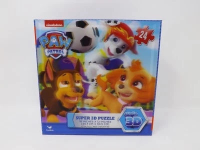 Rompecabezas Cardinal Nickelodeon Super 3D - Nuevo - 24 piezas - Paw Patrol Foto 1 de 2