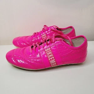 bikkembergs leather women's trainers Pink Size 39 Uk Size 6 - Picture 1 of 10