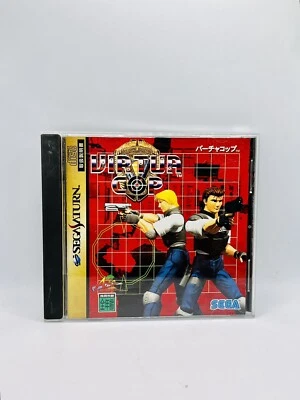 Virtua Cop Saturn Game Sega Japan Import 1995 Rail Shooter Arcade Fantasy VTG JP - Image 1 of 4