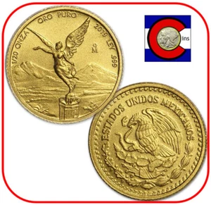 2019 Mexico Libertad 1/20 oz BU Gold Coin in capsule - Picture 1 of 3