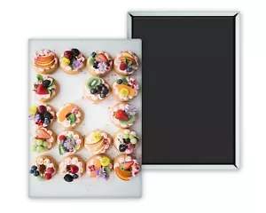Fruits'n donuts-Magnet Personnalisé 54x78mm Photo Frigo - Imagen 1 de 8