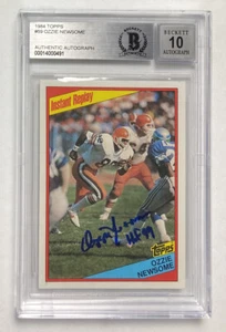 OZZIE NUEVO FIRMADO ""HOF 99" 1984 TOPPS #59 BECKETT AUTÉNTICO AUTOMÁTICO 10 - Imagen 1 de 2